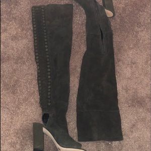Vince Camuto open toe boots